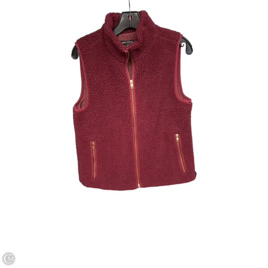Vest Faux Fur & Sherpa By J. Crew In Red, Size: S