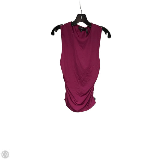 Top Sleeveless By Theory In Pink, Size: S