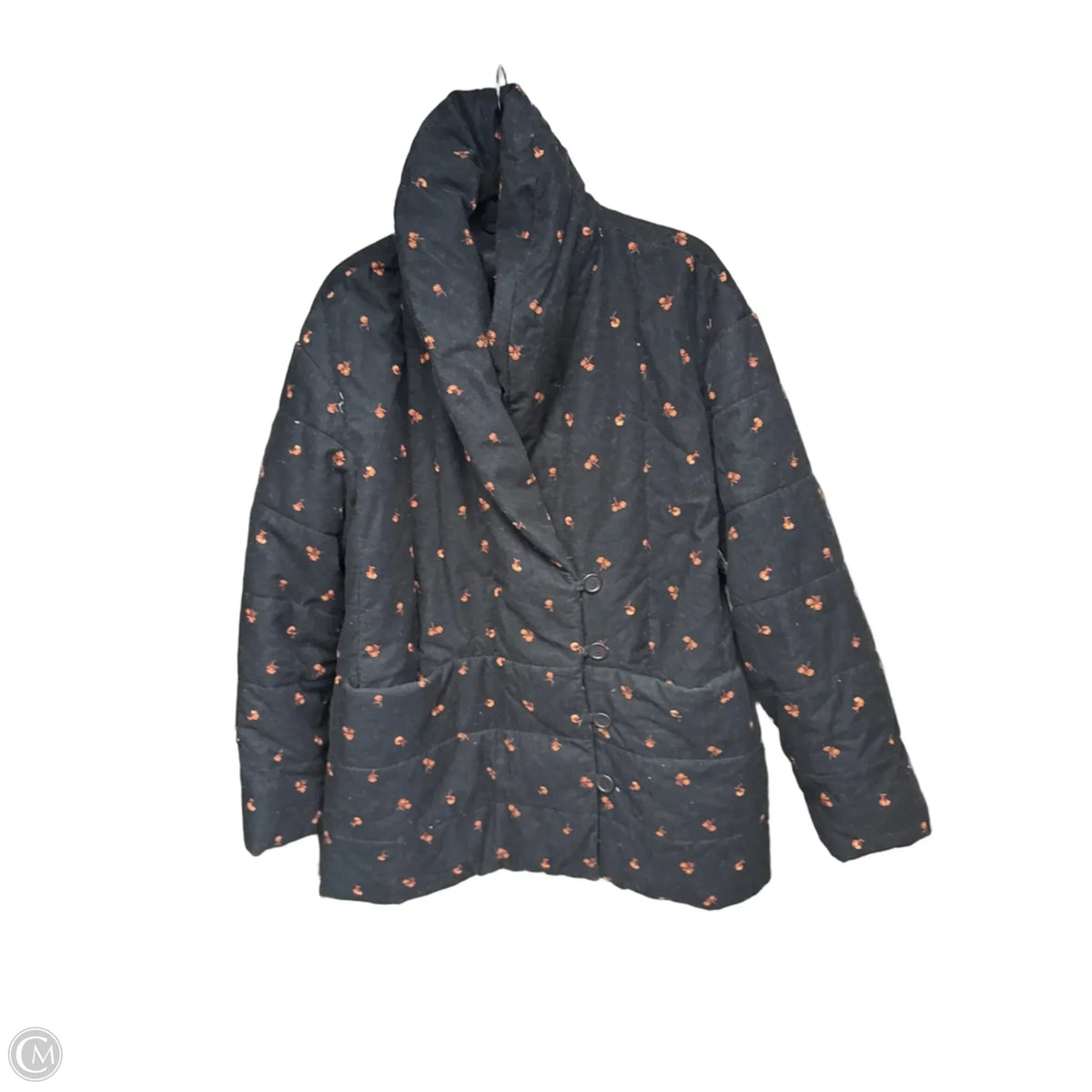 Jacket Puffer & Quilted By Madewell In Black, Size: L