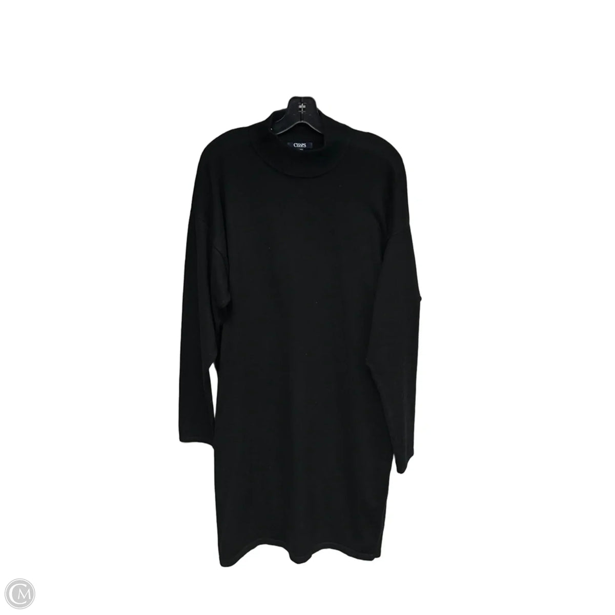 Dress Sweater By Chaps In Black, Size: Xl