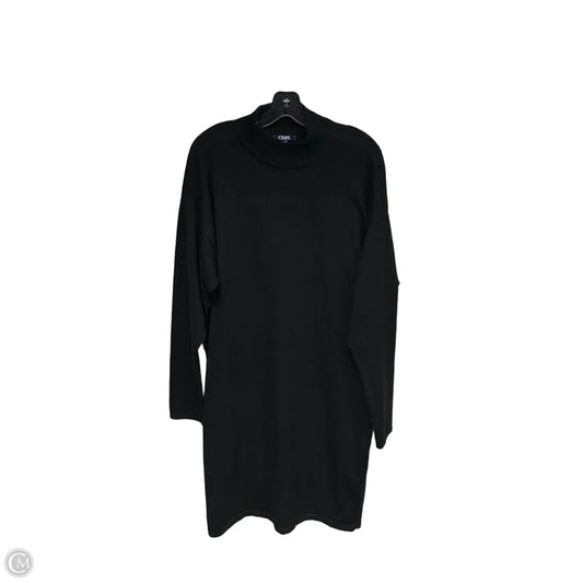 Dress Sweater By Chaps In Black, Size: Xl