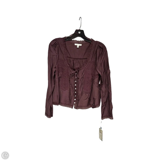 Top Long Sleeve By Clothes Mentor In Purple, Size: S