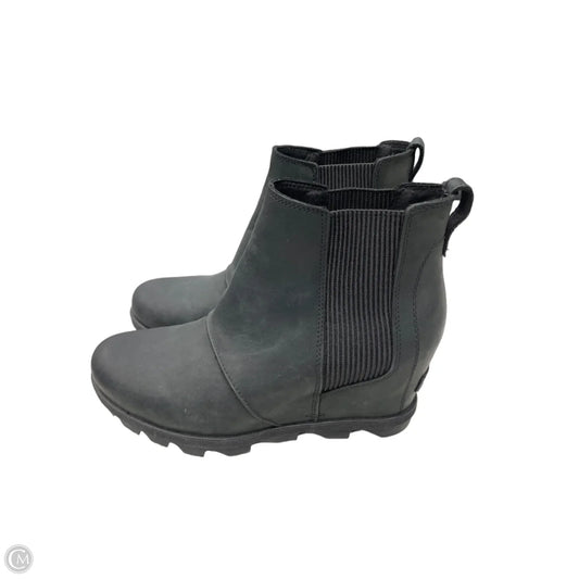 Shoes Heels Wedge By Sorel In Black, Size: 8.5
