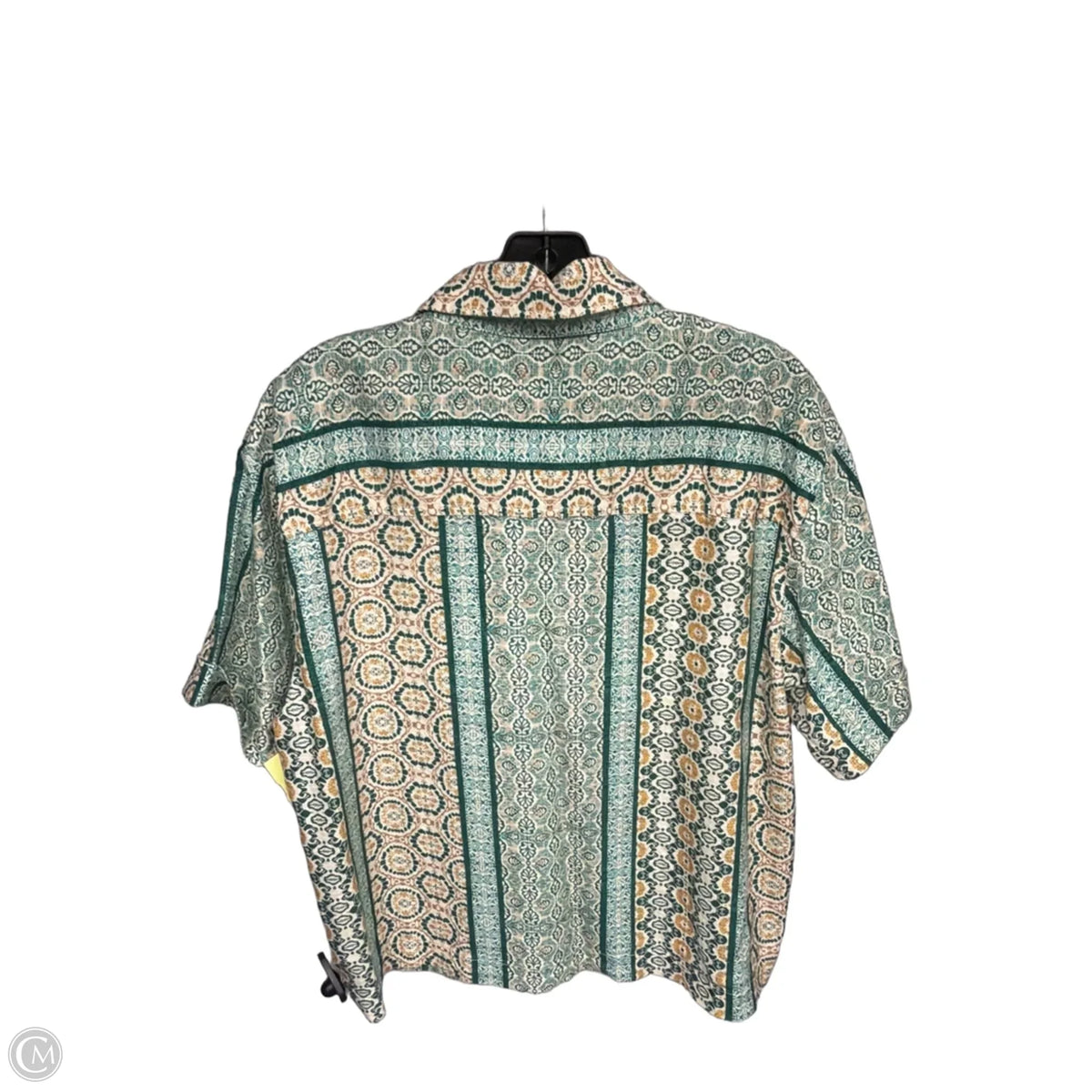 Top Short Sleeve By Kut In Green, Size: M