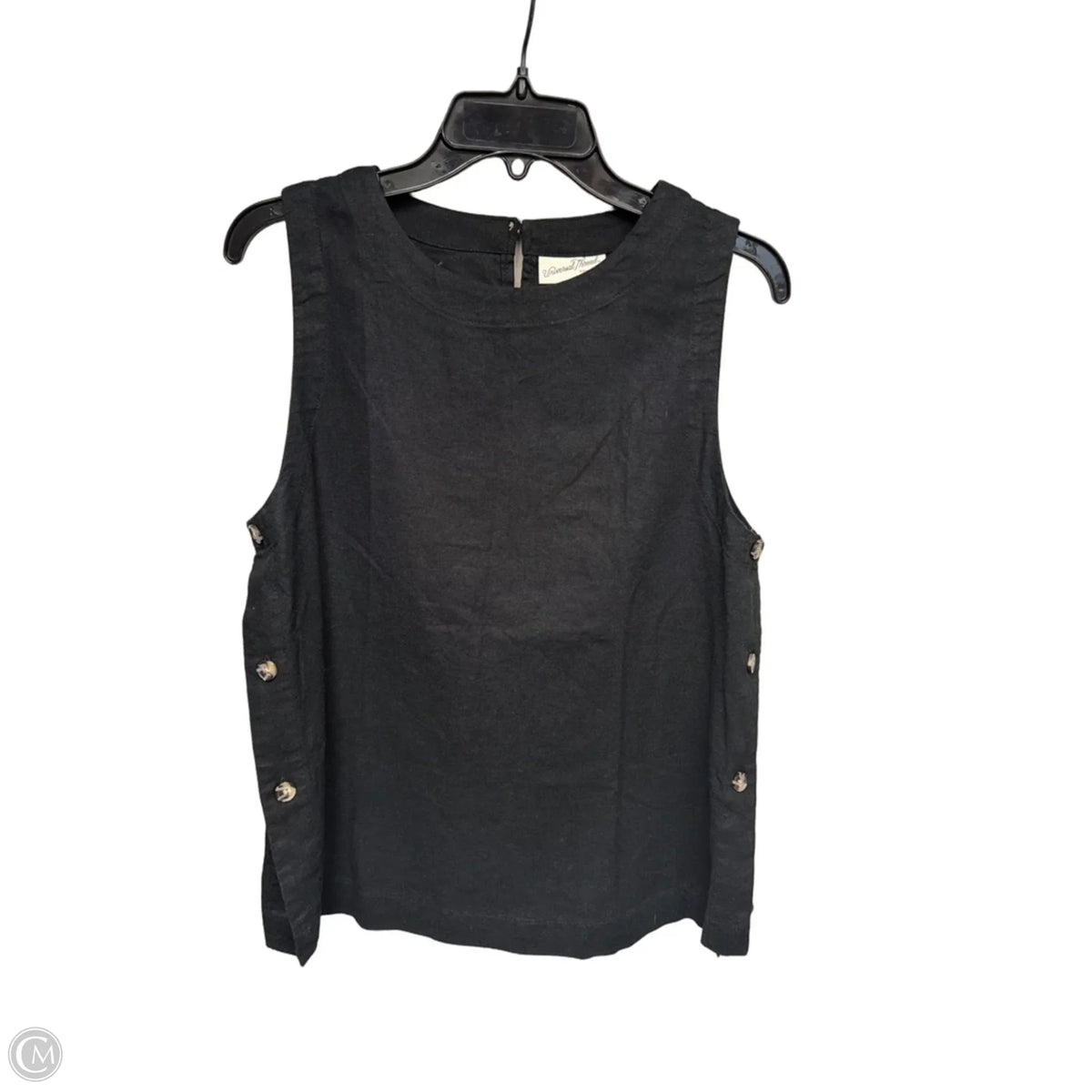 Top Sleeveless By Universal Thread In Black, Size: S