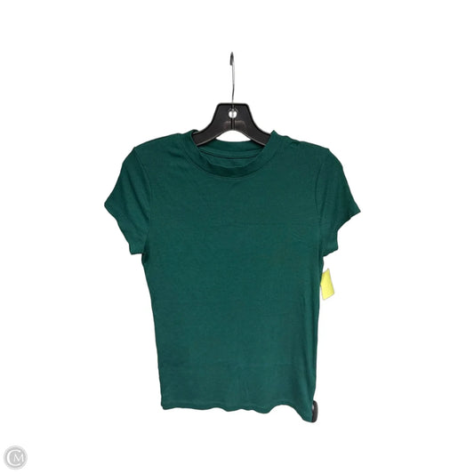 Top Short Sleeve By A New Day In Green, Size: M