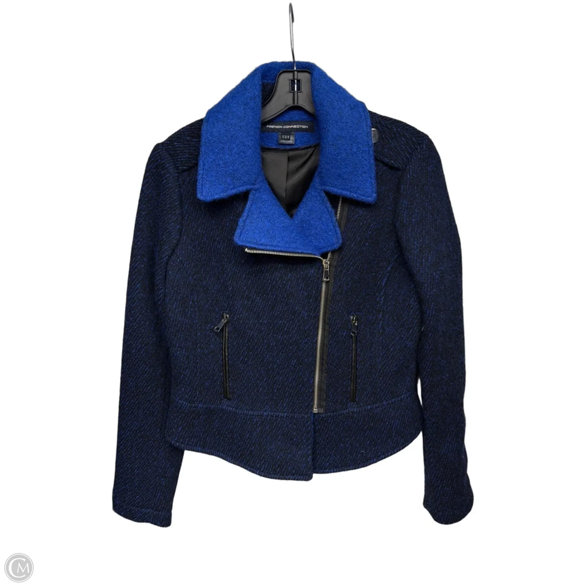 Jacket Other By French Connection In Blue, Size: 8