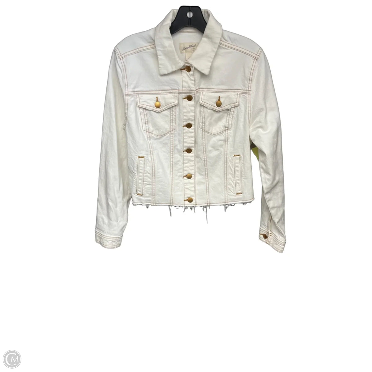 Jacket Denim By Universal Thread In White, Size: S