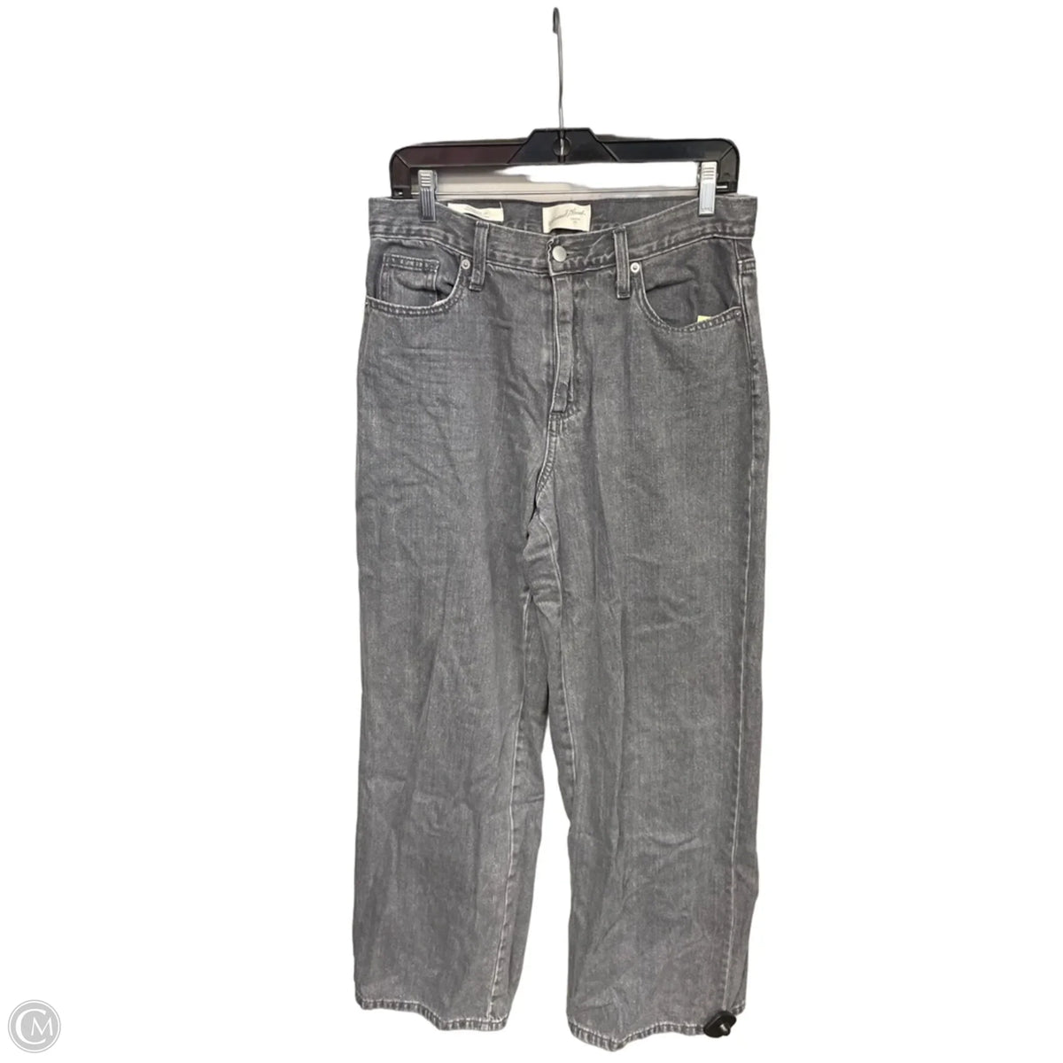 Jeans Wide Leg By Universal Thread In Grey Denim, Size: 8