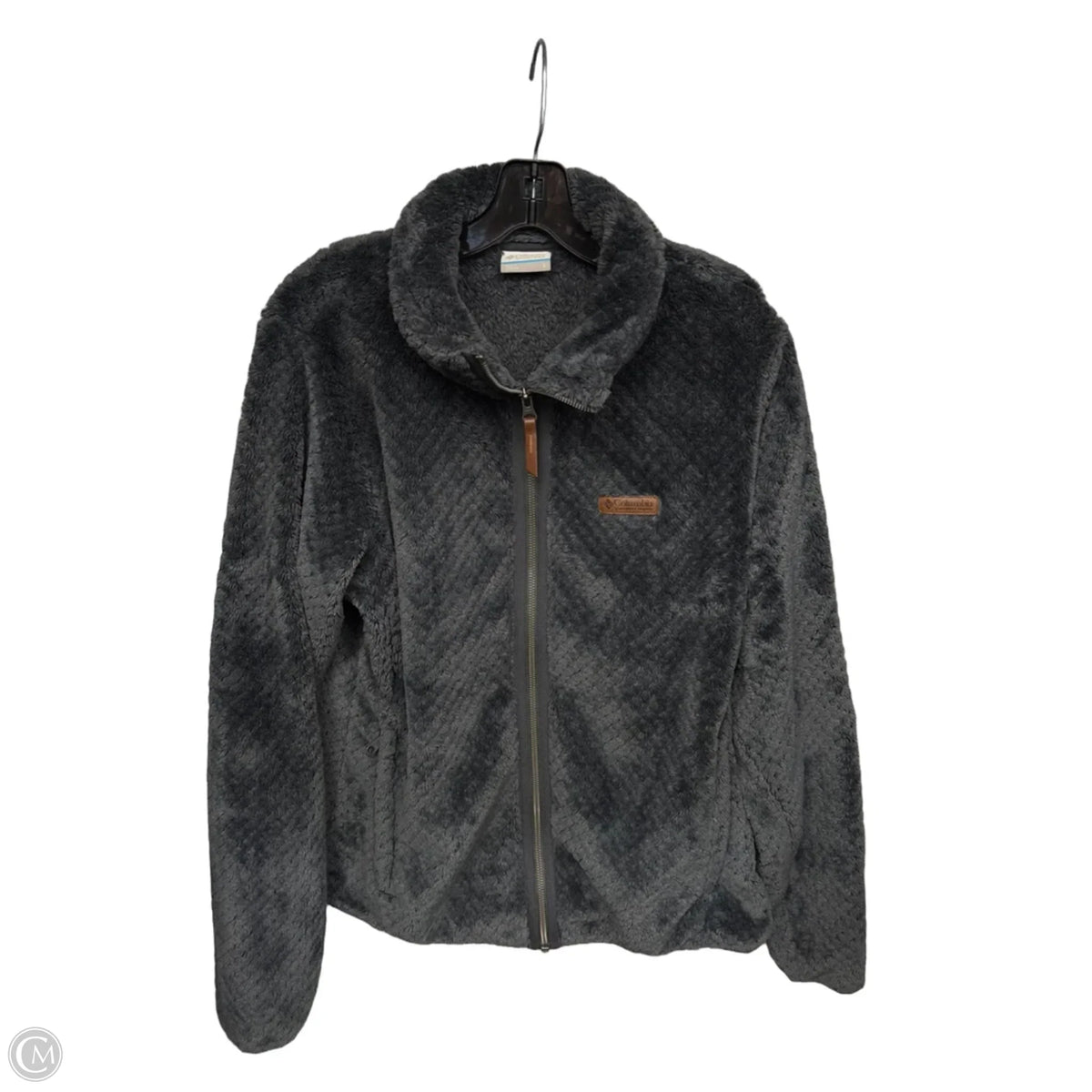 Jacket Fleece By Columbia In Grey, Size: L