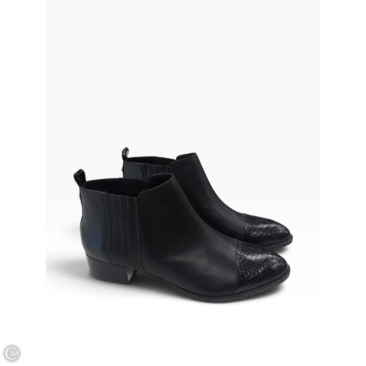 Boots Ankle Heels By Donald Pliner In Black, Size: 10