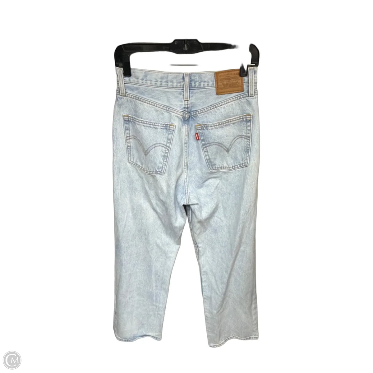 Jeans Straight By Levis In Blue Denim, Size: 4
