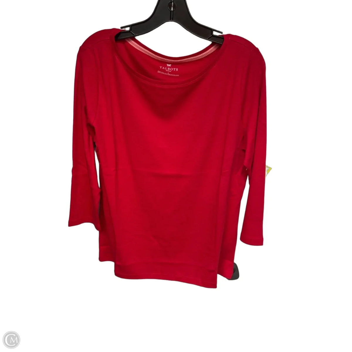 Top Long Sleeve Basic By Talbots In Red, Size: Xl