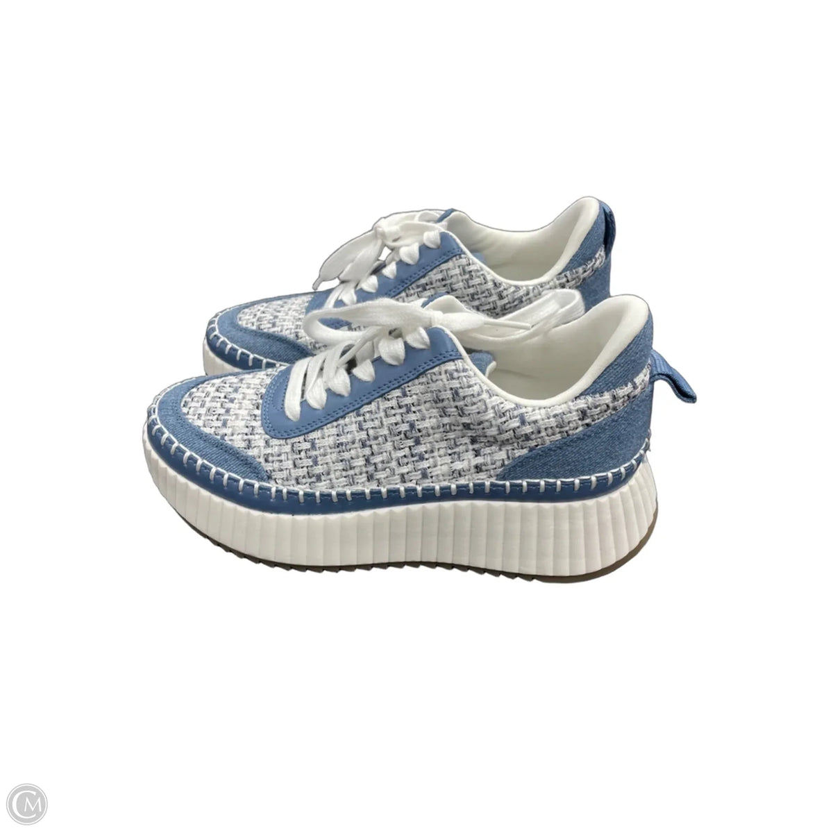 Shoes Sneakers By Universal Thread In Blue & White, Size: 6