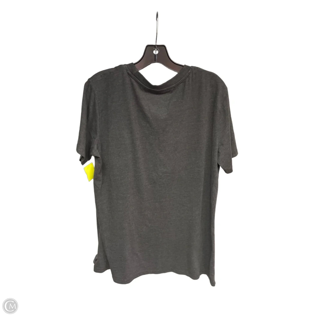 Top Short Sleeve By Clothes Mentor In Grey, Size: L