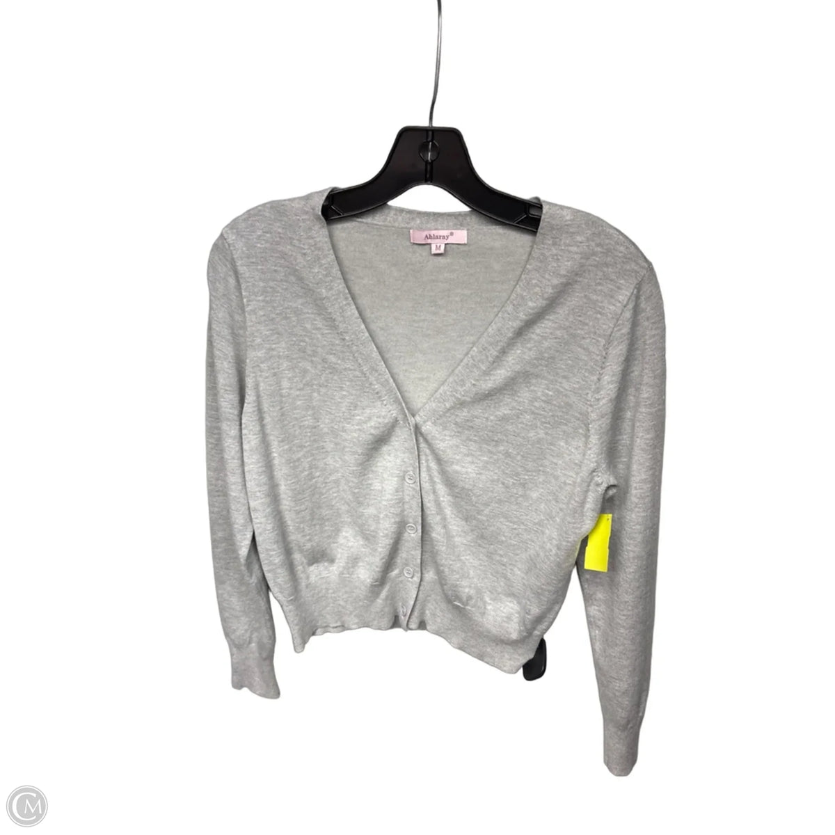 Cardigan By Clothes Mentor In Grey, Size: M