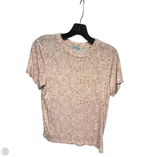 Top Short Sleeve By Allison Joy In Pink, Size: Xs