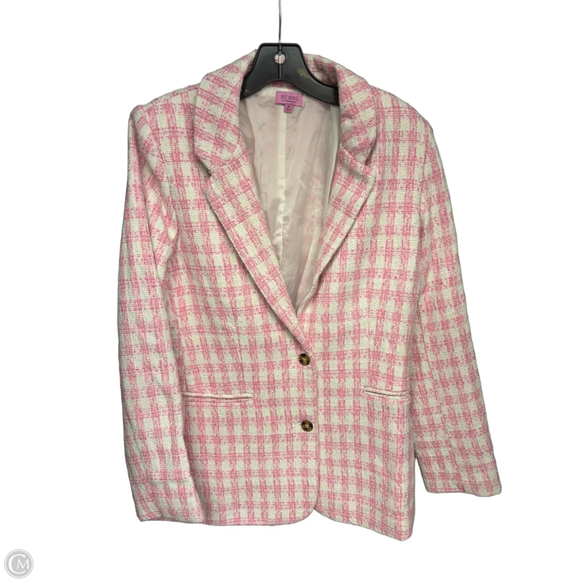 Blazer By Miami In Pink & White, Size: M