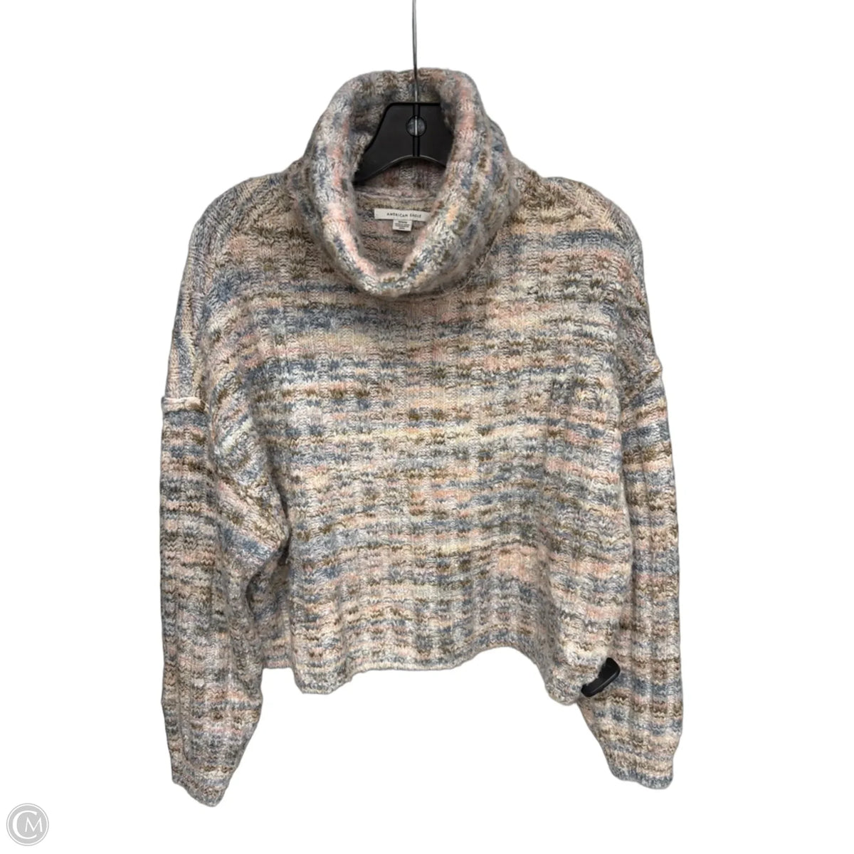 Sweater By American Eagle In Blue & Pink, Size: M