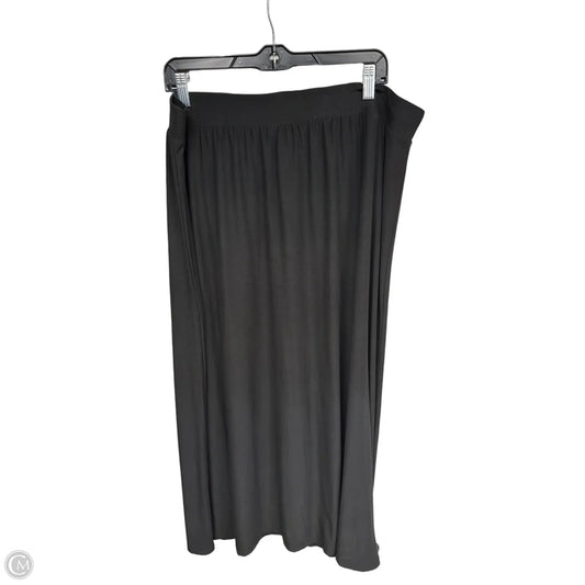 Skirt Maxi By Terra & Sky In Black, Size: 1x