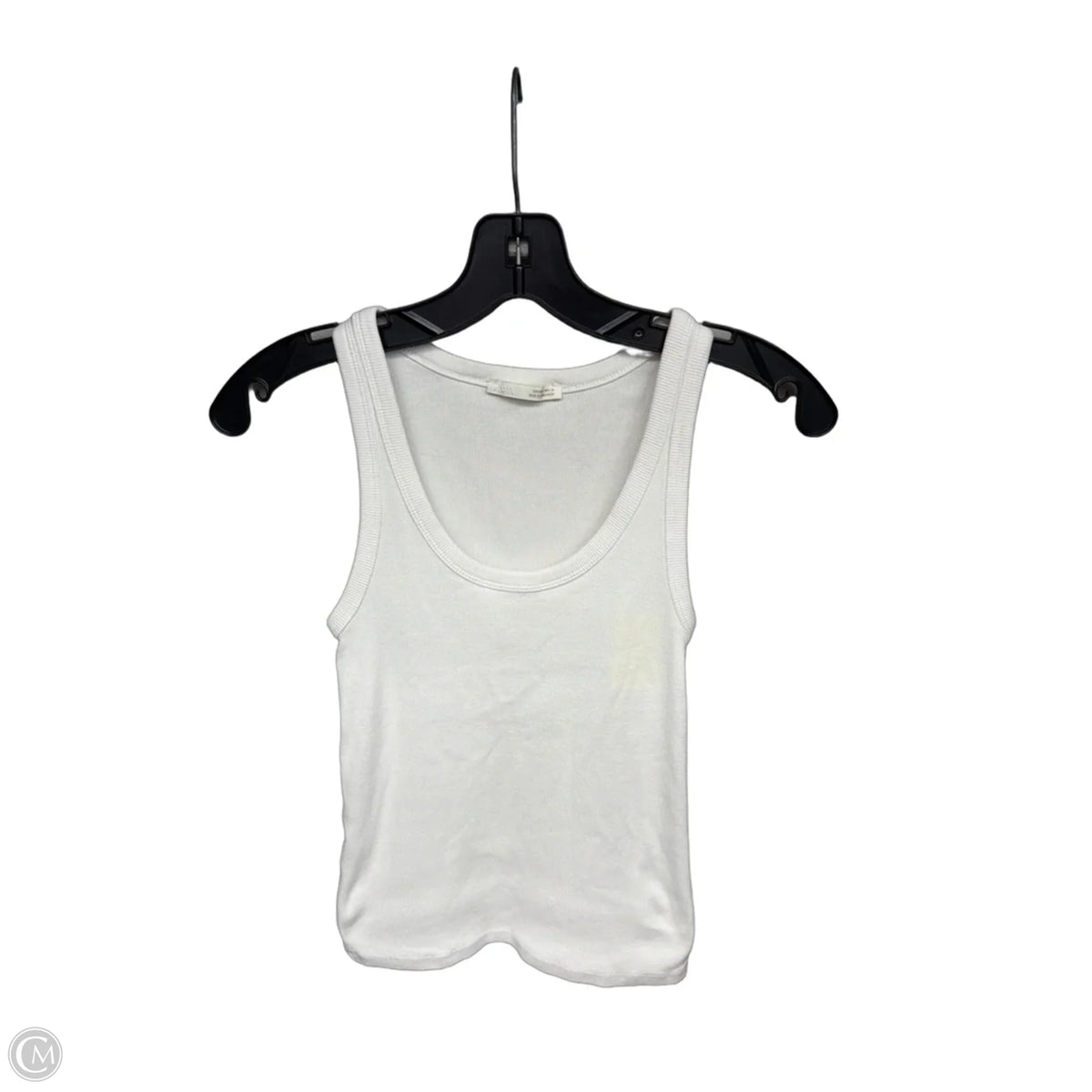Tank Top By Zara In White, Size: M