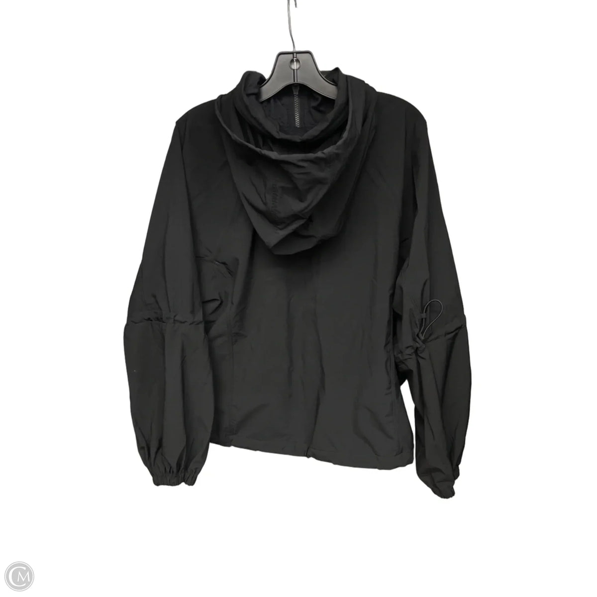 Jacket Windbreaker By Athleta In Black, Size: L