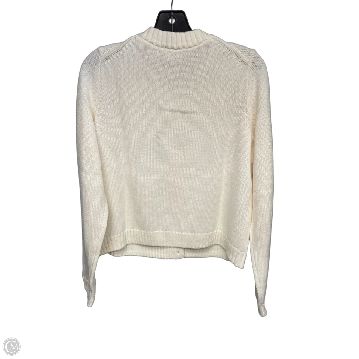 Cardigan By Gap In Cream, Size: M