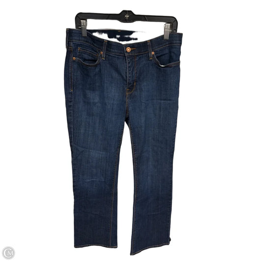 Jeans Boot Cut By Levis In Blue Denim, Size: 12