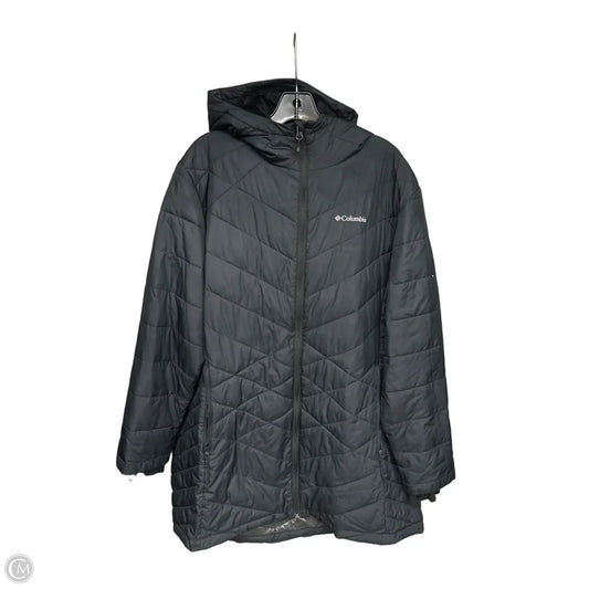 Coat Puffer & Quilted By Columbia In Black, Size: 2x
