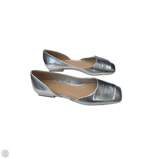 Shoes Flats By Franco Sarto In Silver, Size: 9