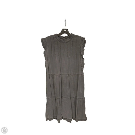 Dress Casual Midi By Anthropologie In Grey, Size: Xl