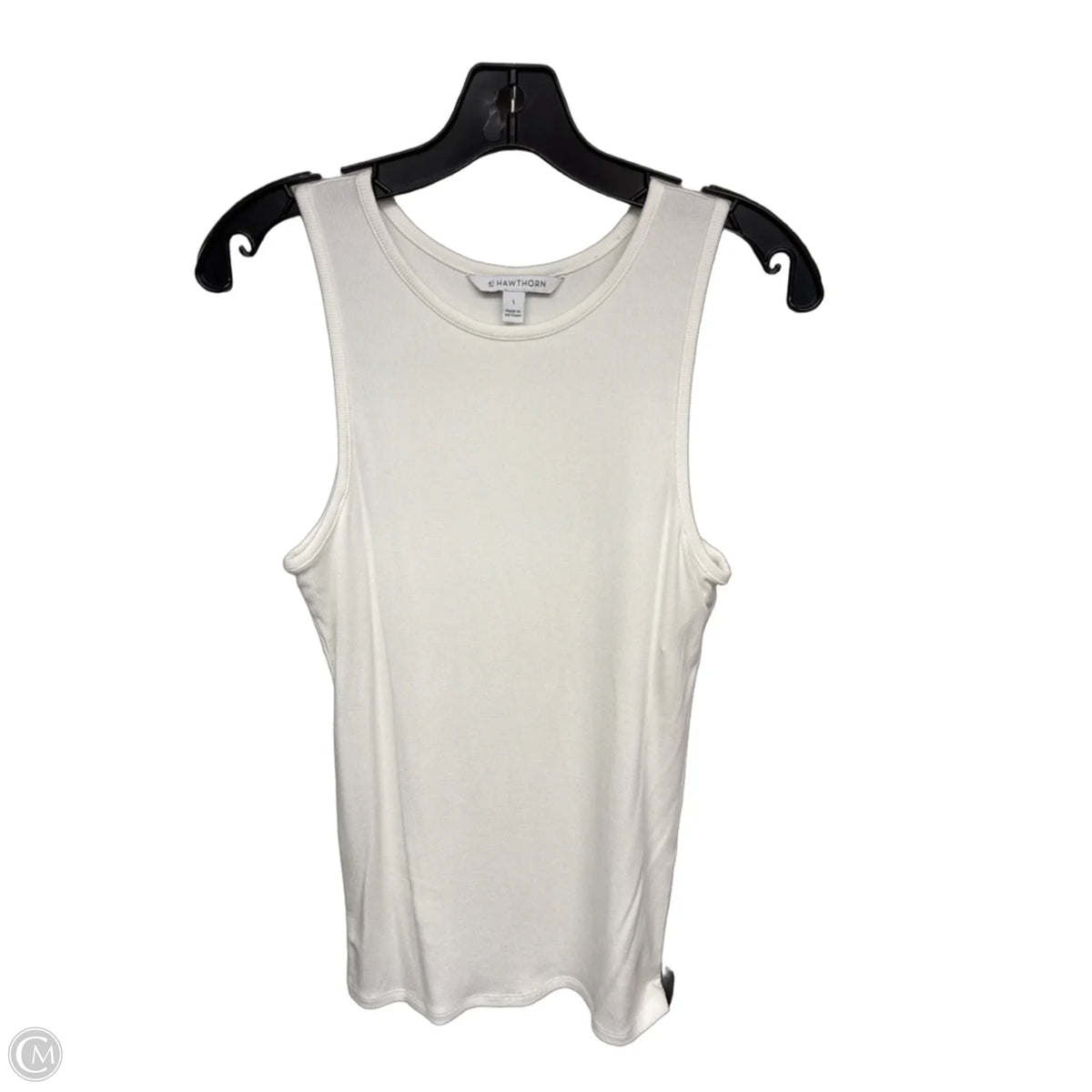 Tank Top By Hawthorn In White, Size: L