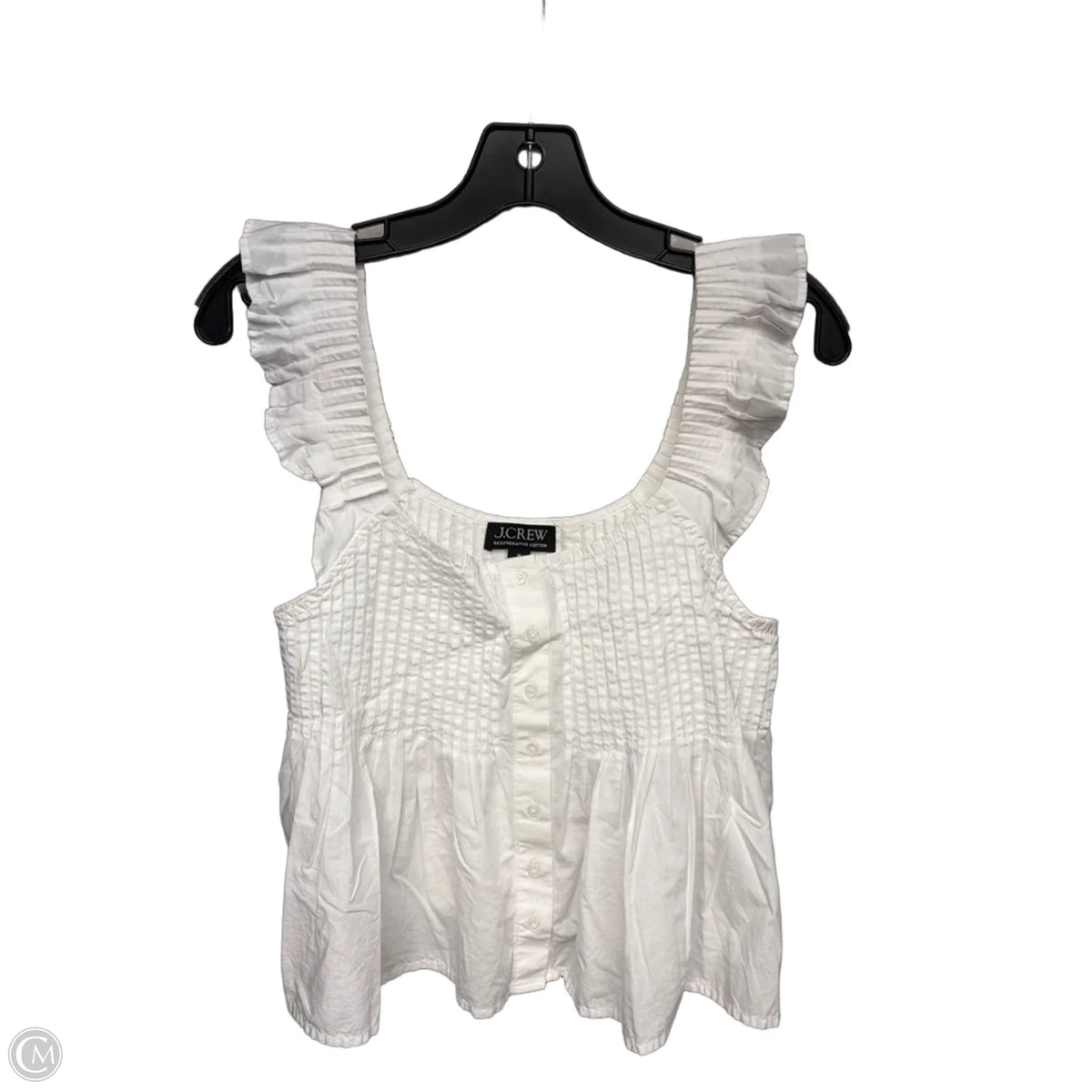 Top Sleeveless By J. Crew In White, Size: M