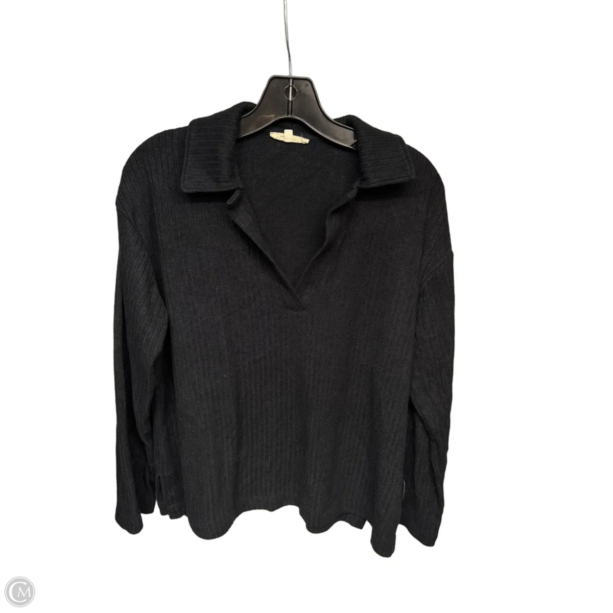 Top Long Sleeve By Madewell In Black, Size: S