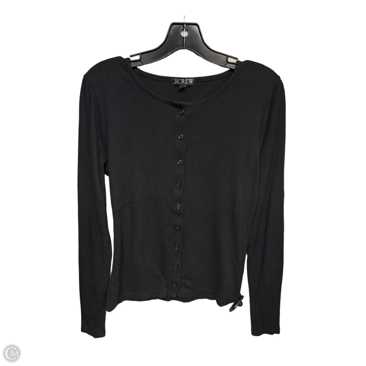 Top Long Sleeve By J. Crew In Black, Size: M