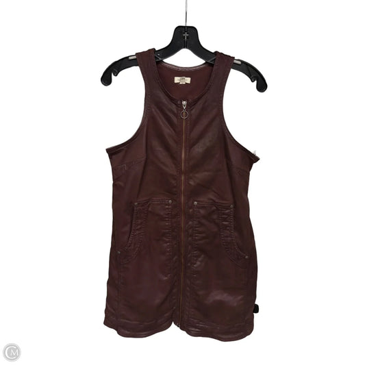 Dress Casual Midi By Pilcro In Brown, Size: 4