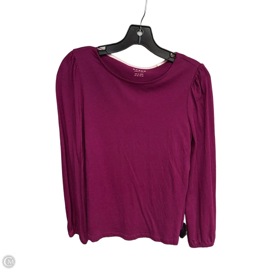 Top Long Sleeve By Boden In Purple, Size: M