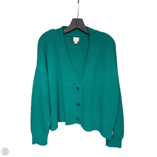 Cardigan By A New Day In Green, Size: Xl