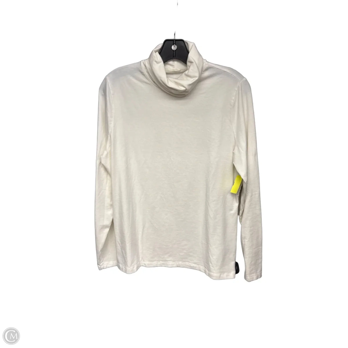 Top Long Sleeve By Lands End In Ivory, Size: Xl
