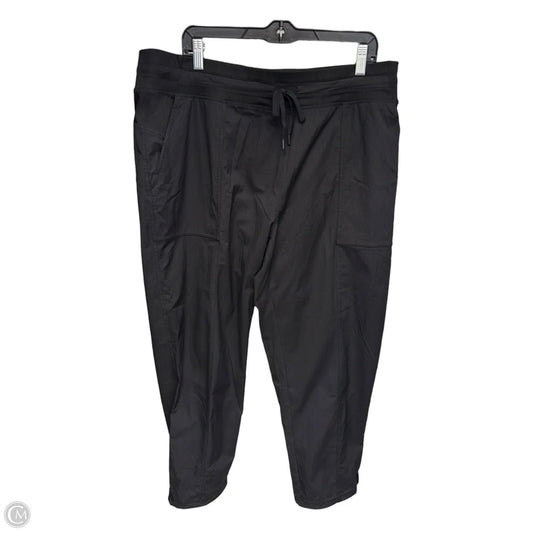 Athletic Pants By Avia In Black, Size: Xl