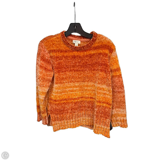 Sweater By Style And Company In Orange, Size: M