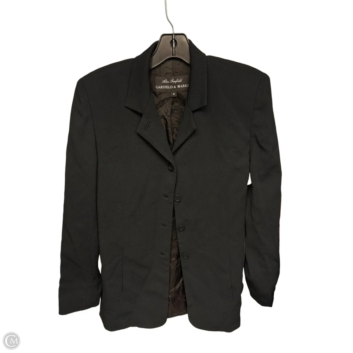 Blazer By Garfield And Marks In Black, Size: 4