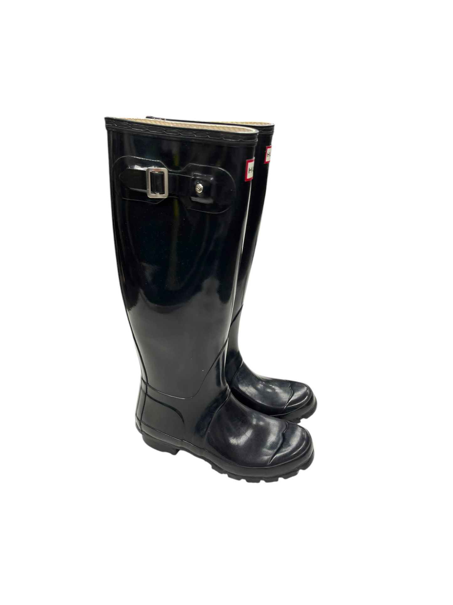 Boots Rain By Hunter In Black, Size: 5