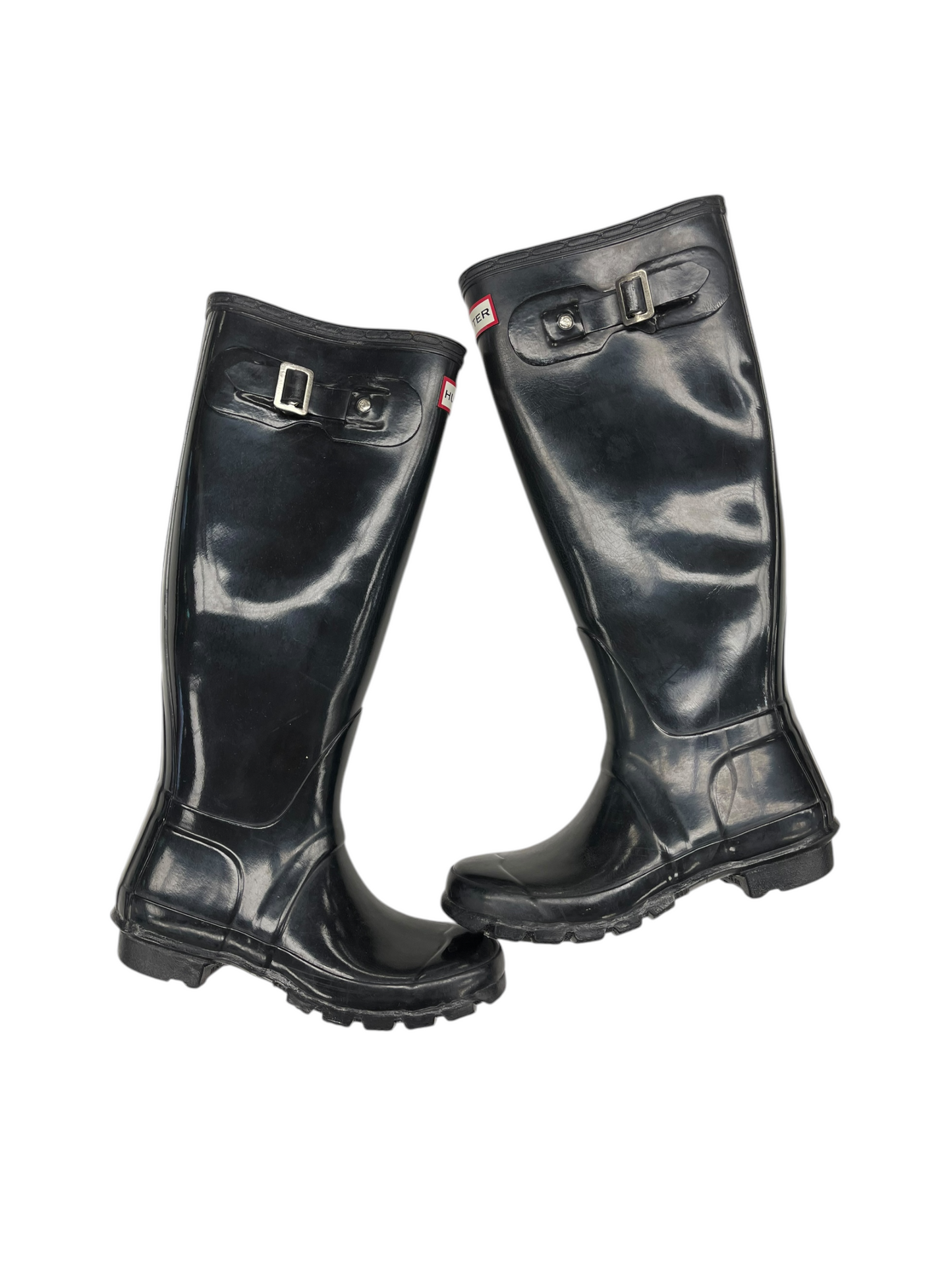 Boots Rain By Hunter In Black, Size: 5