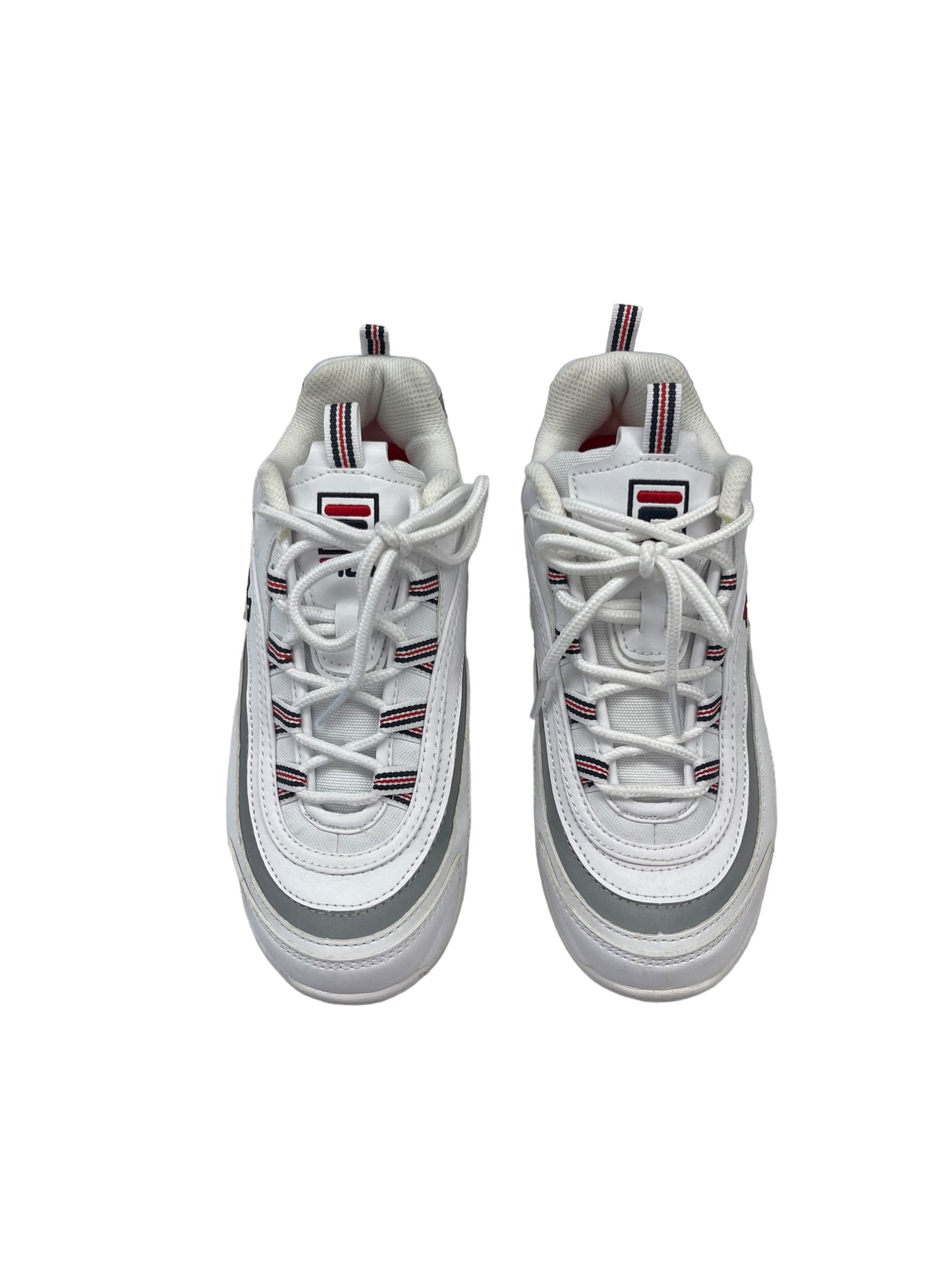 White Shoes Athletic Fila, Size 8