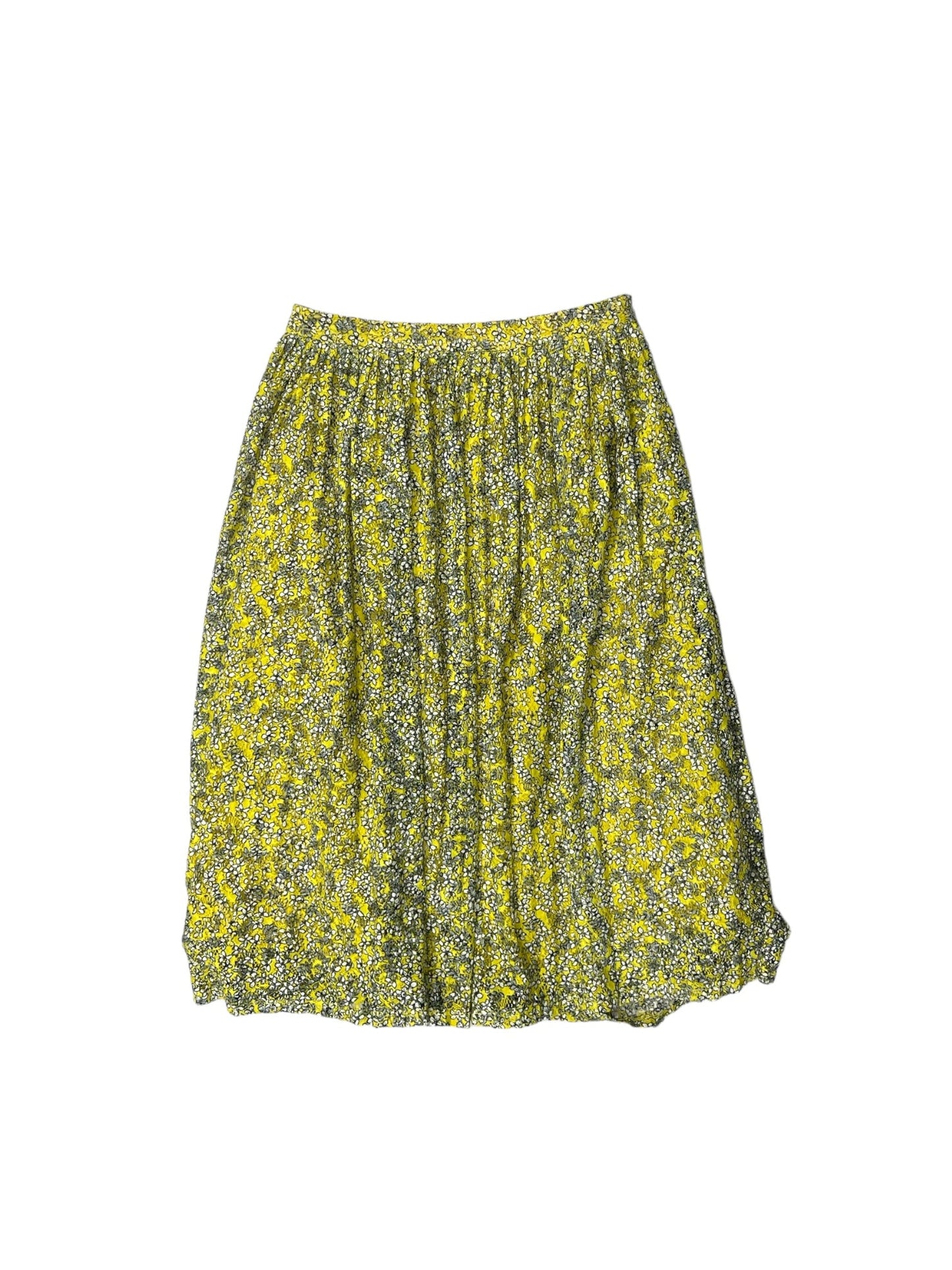 Yellow Skirt Midi Who What Wear, Size 6