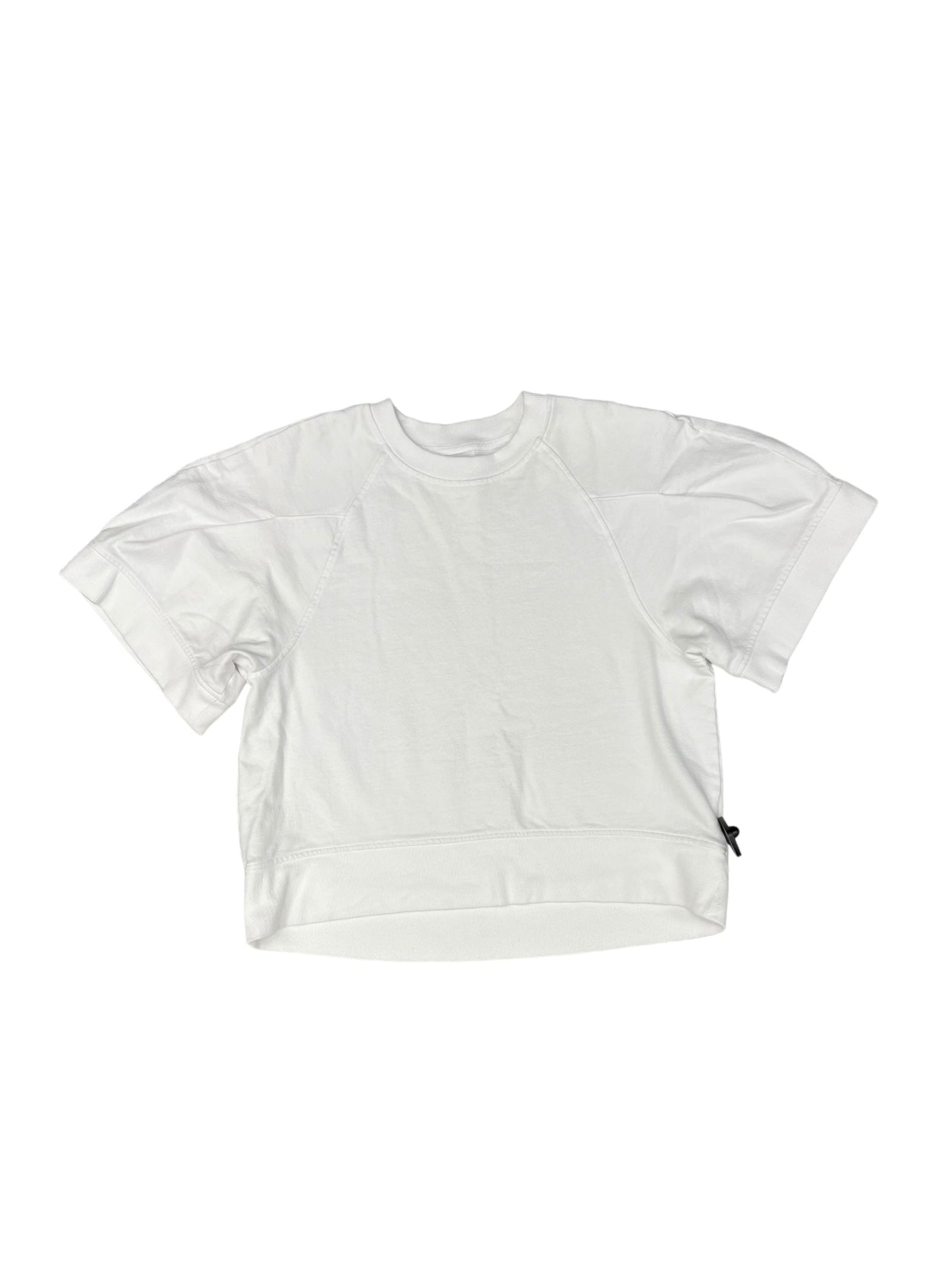 White Athletic Top Short Sleeve Calia, Size L