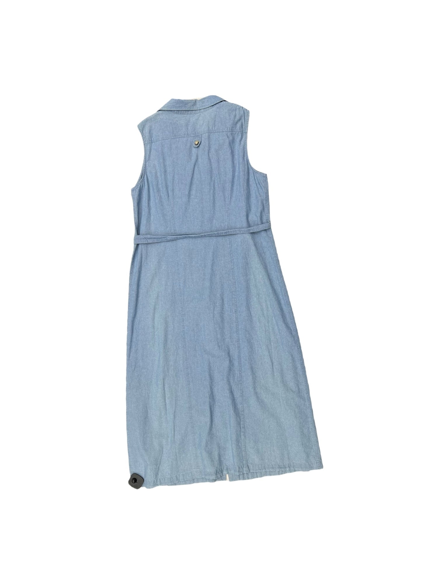 Blue Dress Casual Midi Croft And Barrow, Size 14