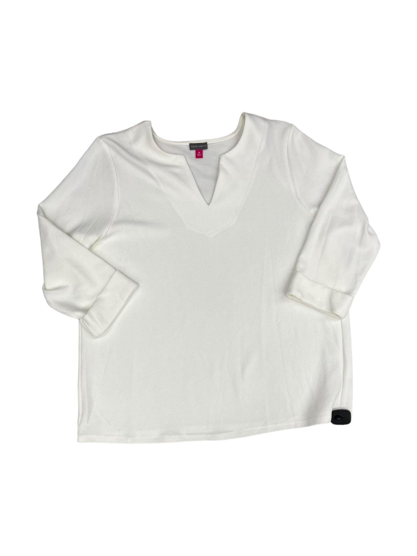 White Top Long Sleeve Vince Camuto, Size 2x