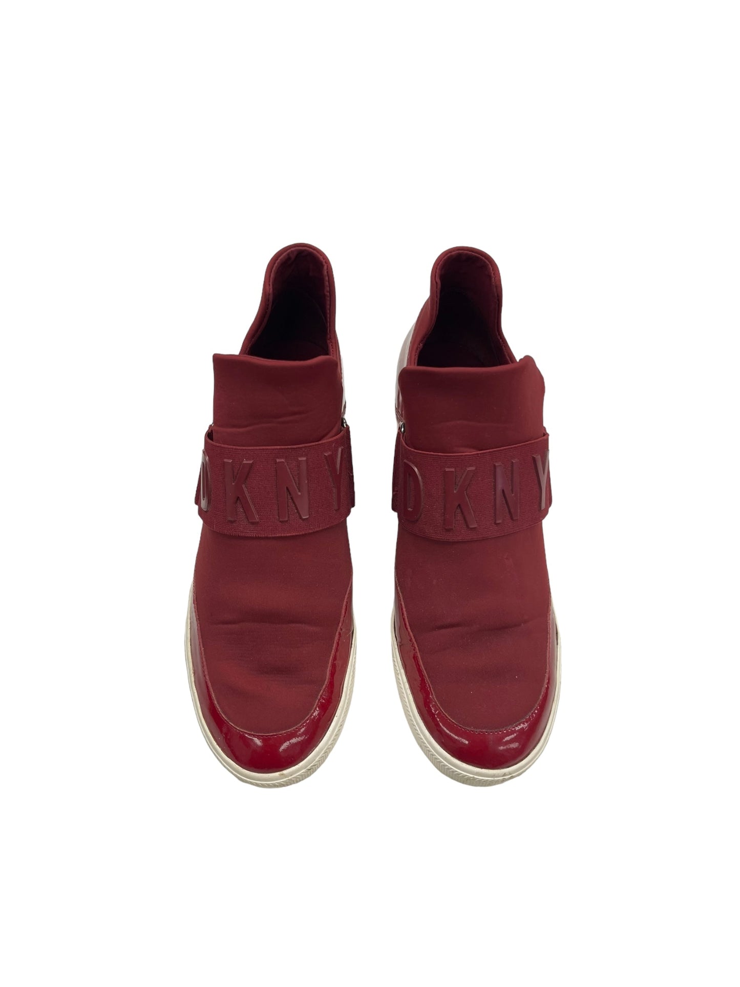 Red Shoes Sneakers Dkny, Size 10